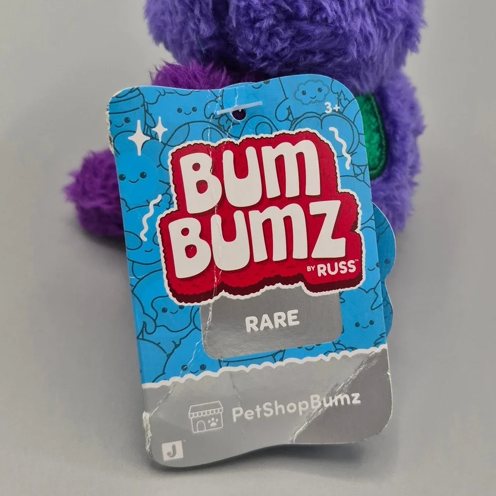 Rare BumBumz Bradley Uppercrust the Frog PetShopBumz Purple Frog Plush 2025